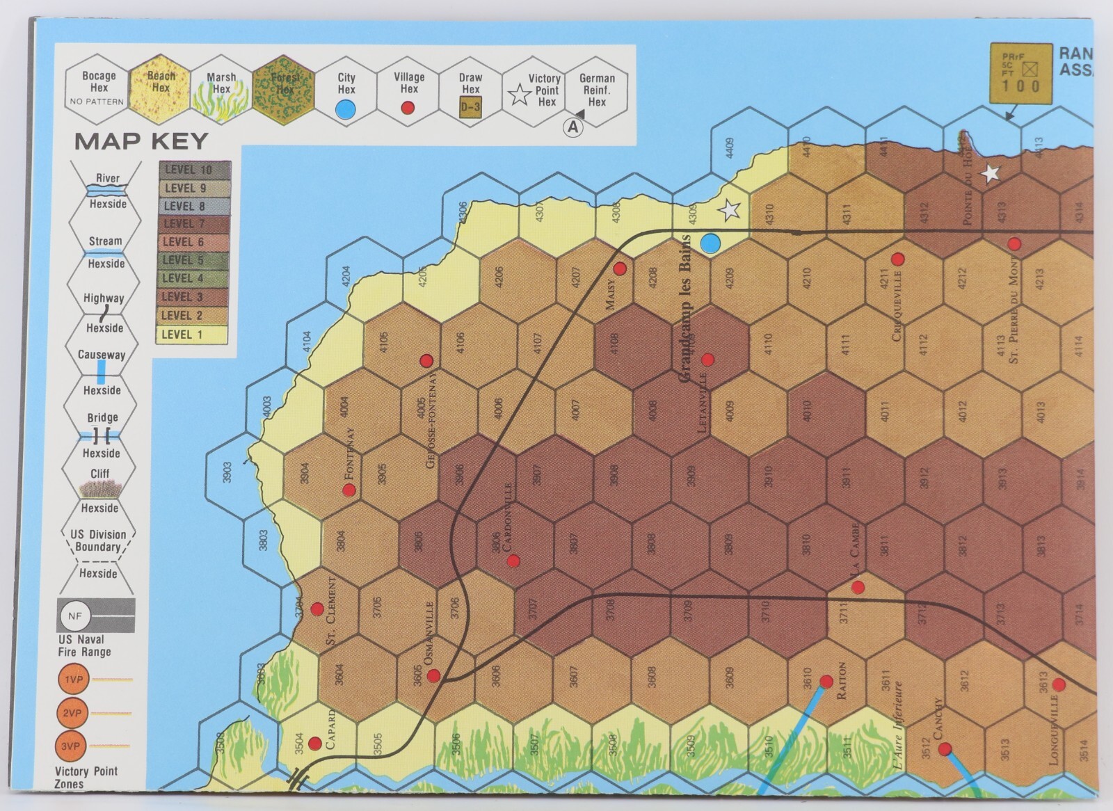 Omaha Beach Battle for the Bocage 1987 Victory Games