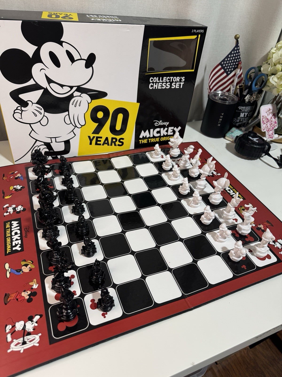 Disney Mickey: The True Original Collector’s Chess Set Ages 7+ Pre-owned