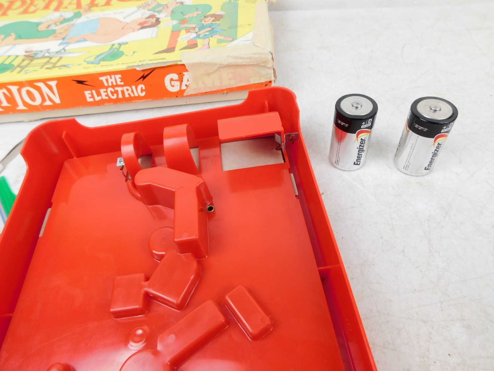 1965 OPERATION Original Electronic Vintage Game Toy Milton Bradley – no power