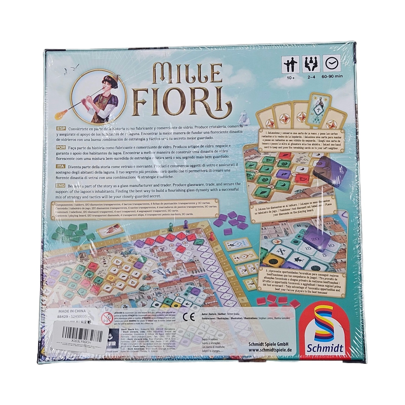 Mille Fiori Strategy Board Game Reiner Knizia Schmidt Spiele New Sealed