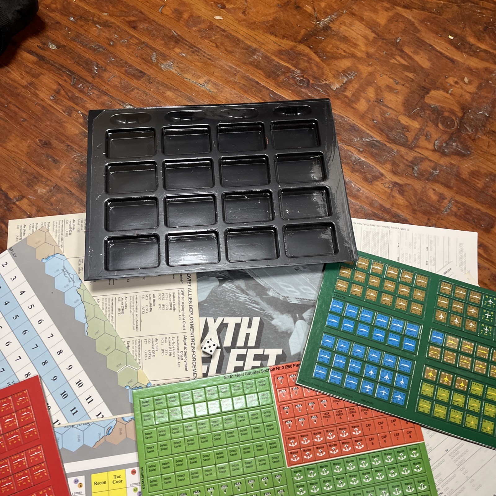 Sixth Fleet Victory Games Inc Modern Naval Combat In The Mediterranean