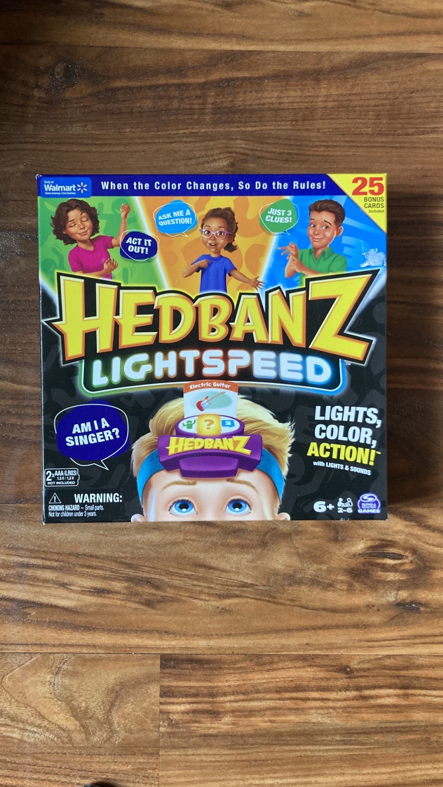 Hedbanz Lightspeed Board Game 2 To 6 Players Ages 6+ BRAND NEW SEALED