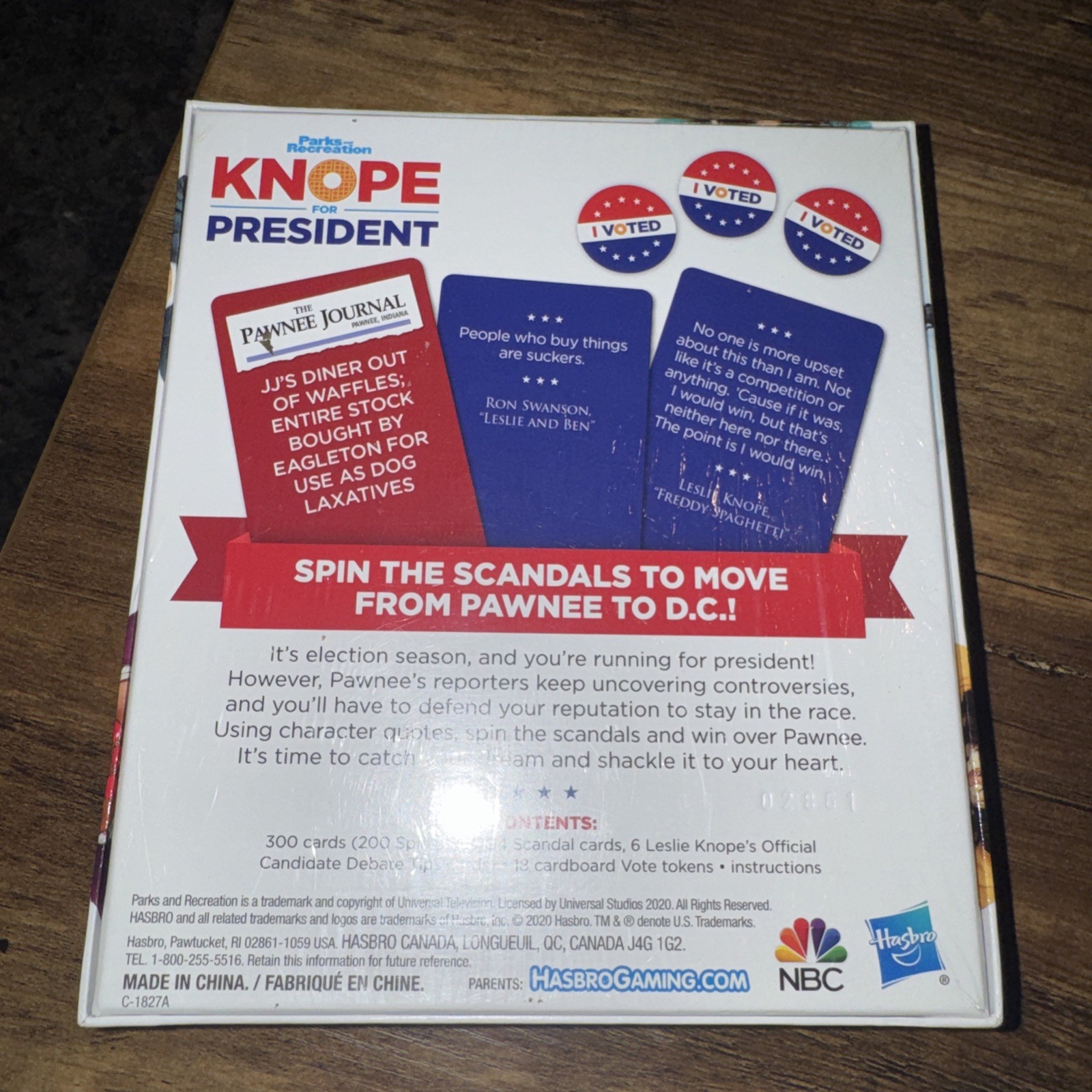 Knope For President Party Card Game for Ages 14 and Up Sealed NIB