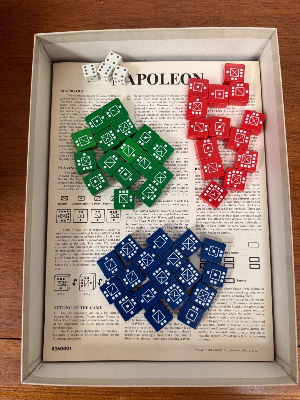 Napoleon, The Waterloo Campaign Game, Avalon Hill, 1977