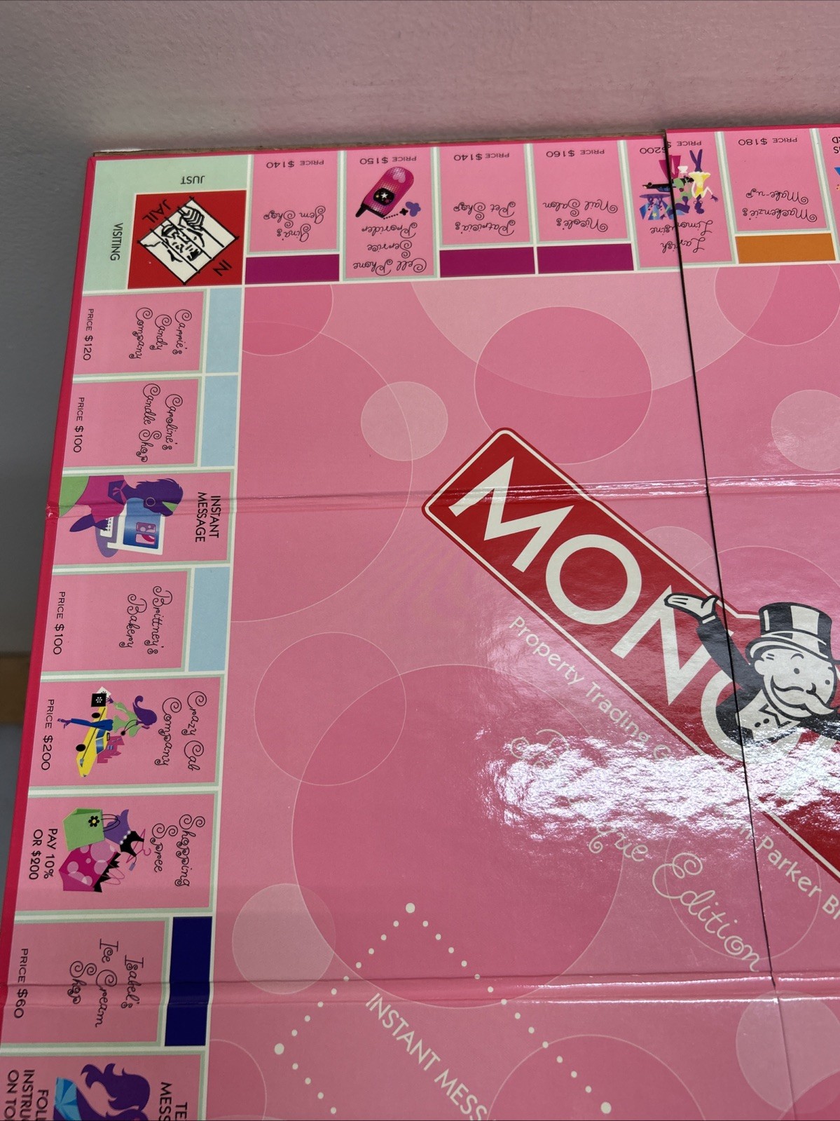 Monopoly Boutique Edition 2007 Toys R Us Exclusive Pink Keepsake Box RARE HTF