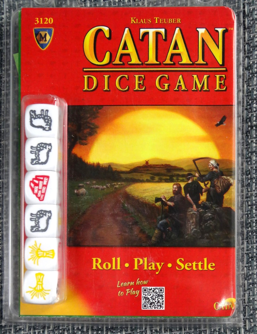 Settlers of CATAN Dice Game #3120 Travel Klaus Teuber Mayfair Games New