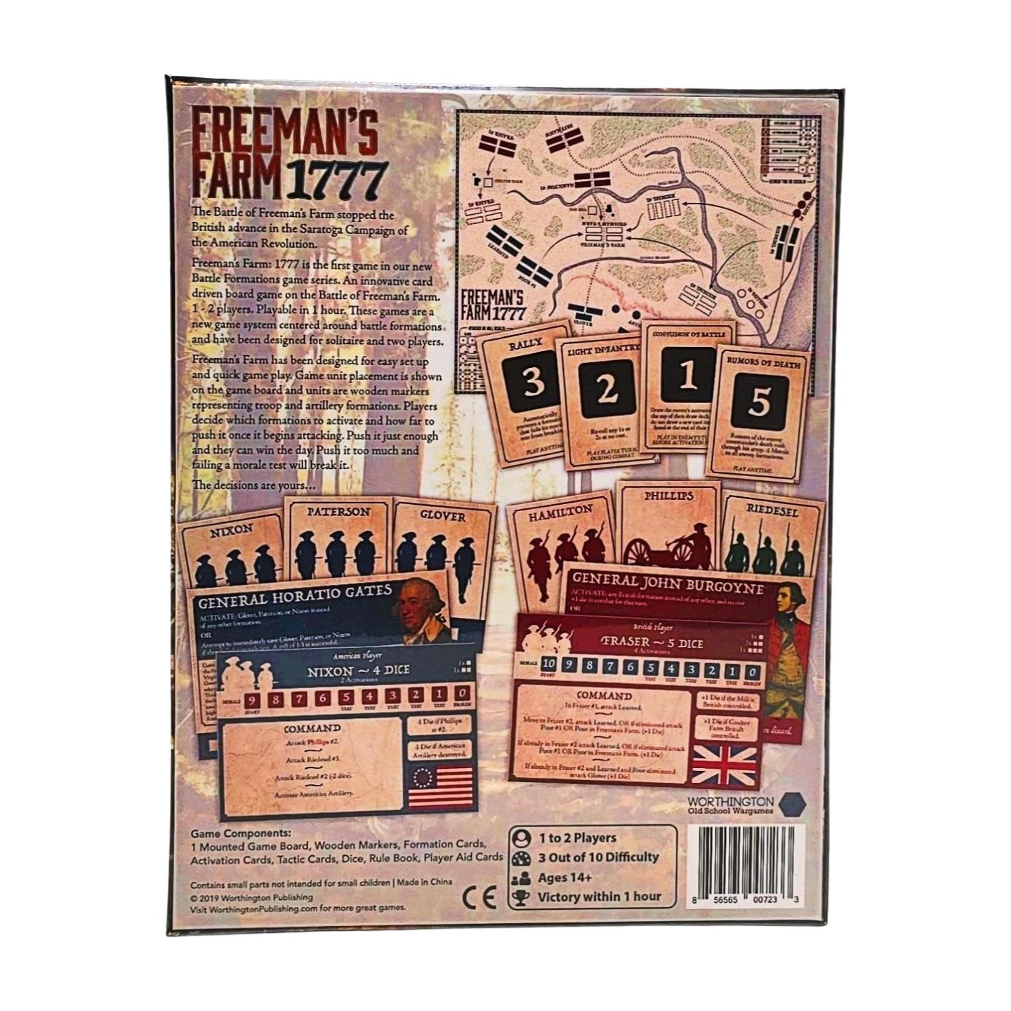 Freeman’s Farm 1777 by Worthington Publishing – SEALED