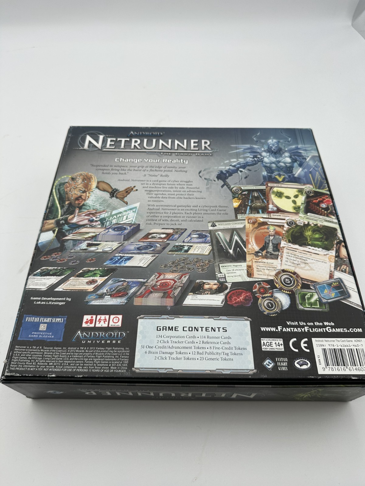 ANDROID NETRUNNER The Card Game (2012) By Fantasy Flight Games