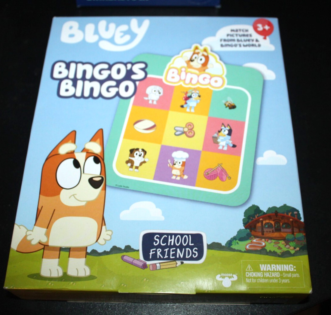 New Bluey Bingo Game 3+ years old – YS5 -9