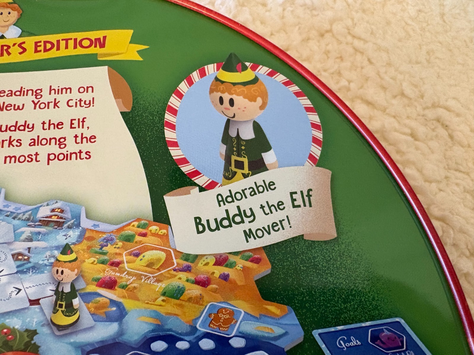 ELF “Journey From The North Pole” FUNCO Game COLLECTORS EDITION Tin Box