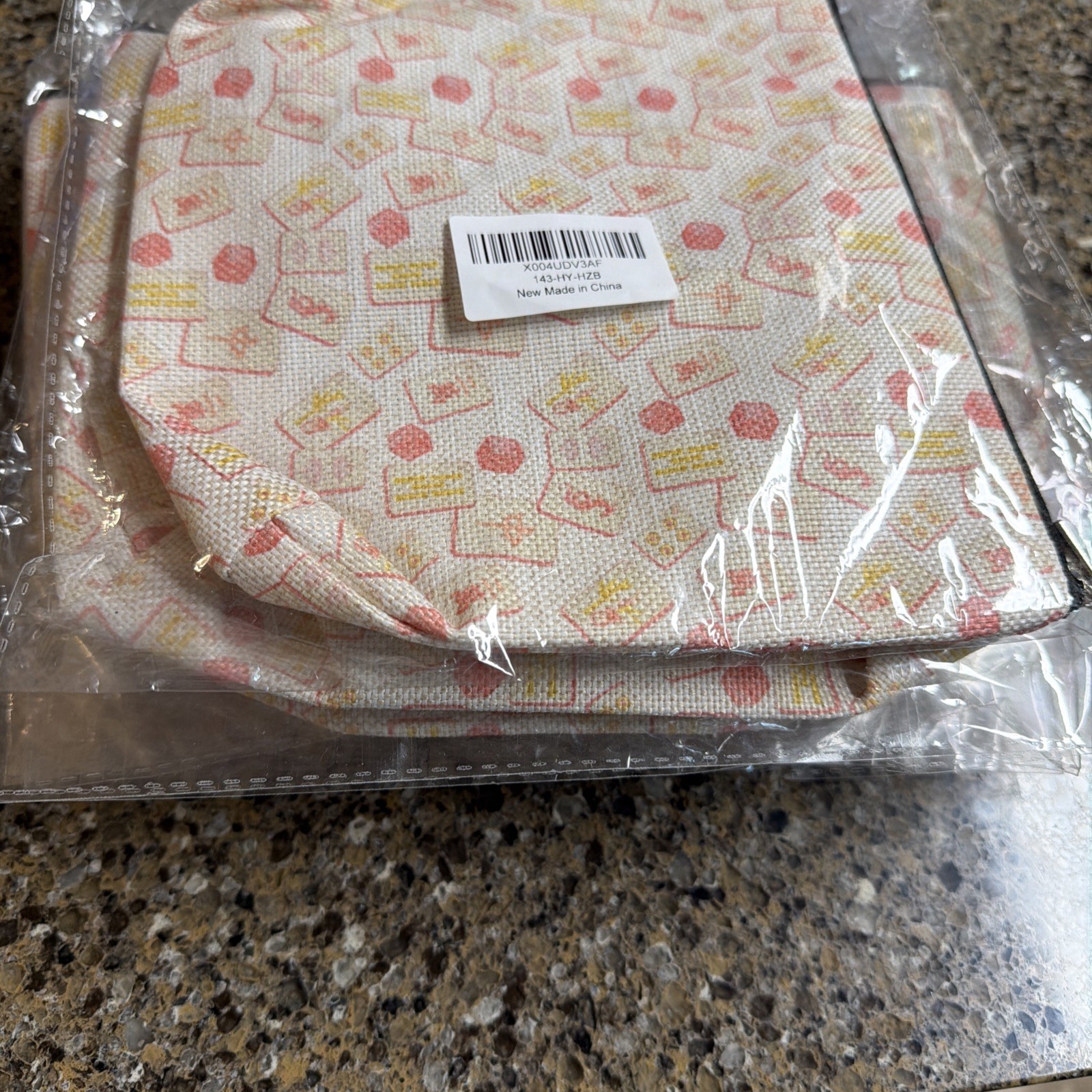 8 Pink Mahjong Tile Makeup Bag, Gifts for Mahjong Lover Cosmetic Bags
