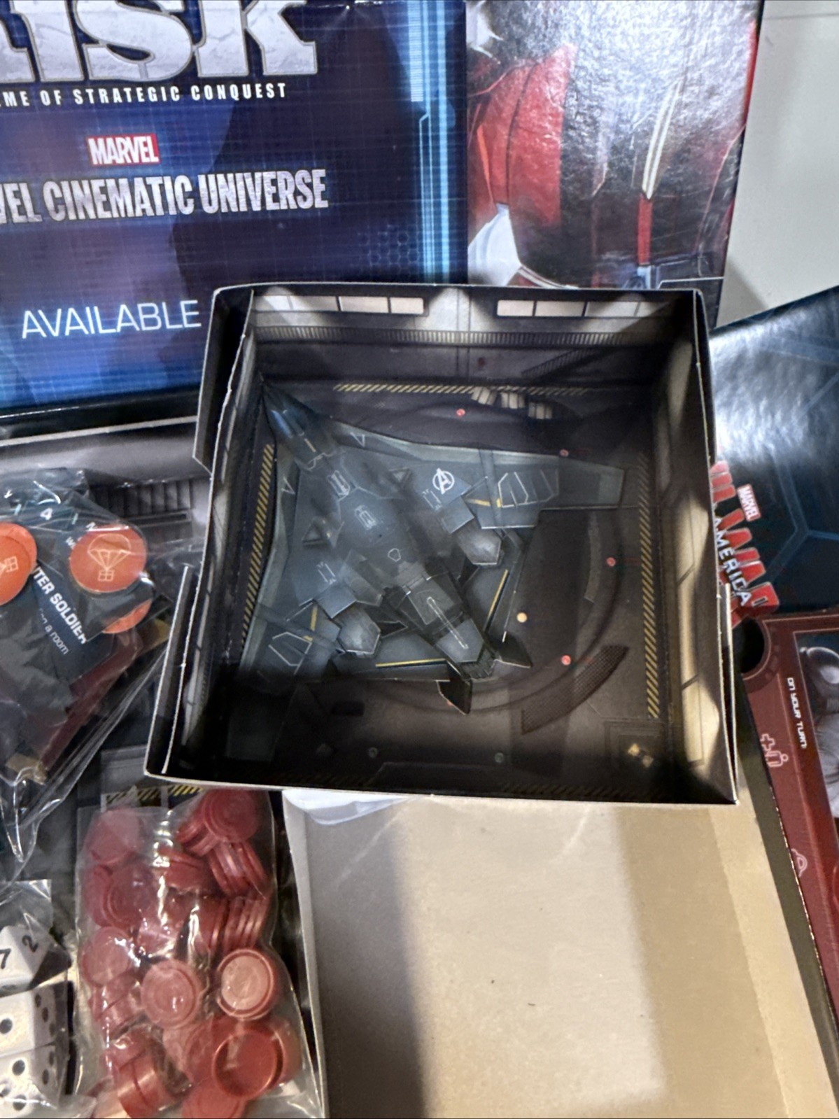 Risk Captain America Civil War Board Game Marvel Hasbro Avengers 2016