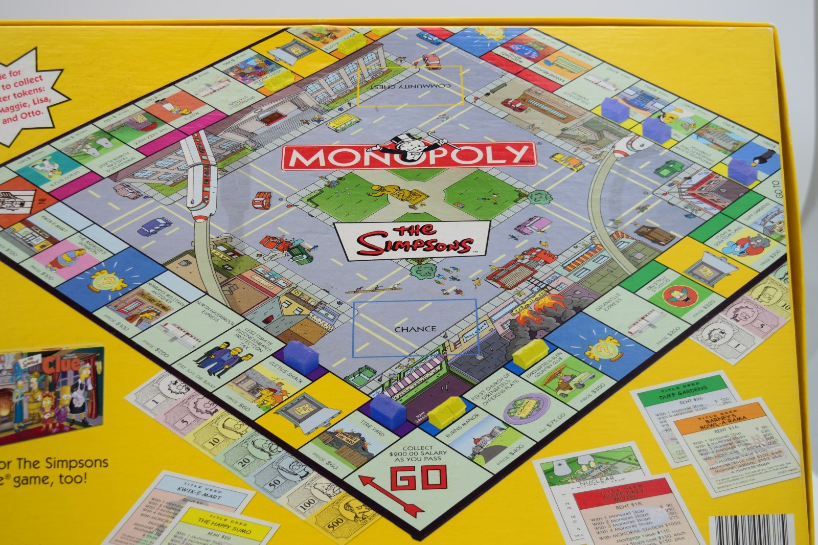 The Simpsons Monopoly Board Game Welcome to Springfield Parker Brothers Homer
