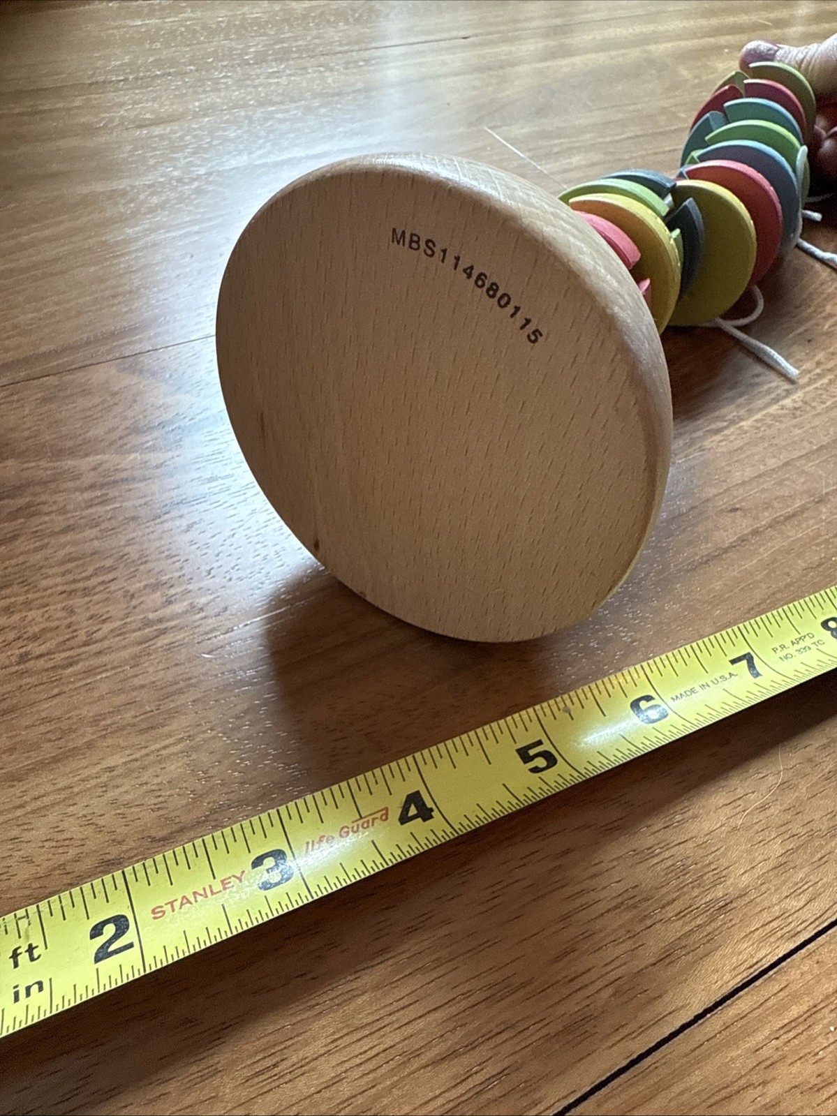Tugged Don’t Topple The Tower Wooden Game by Marbles Brain Workshop EUC