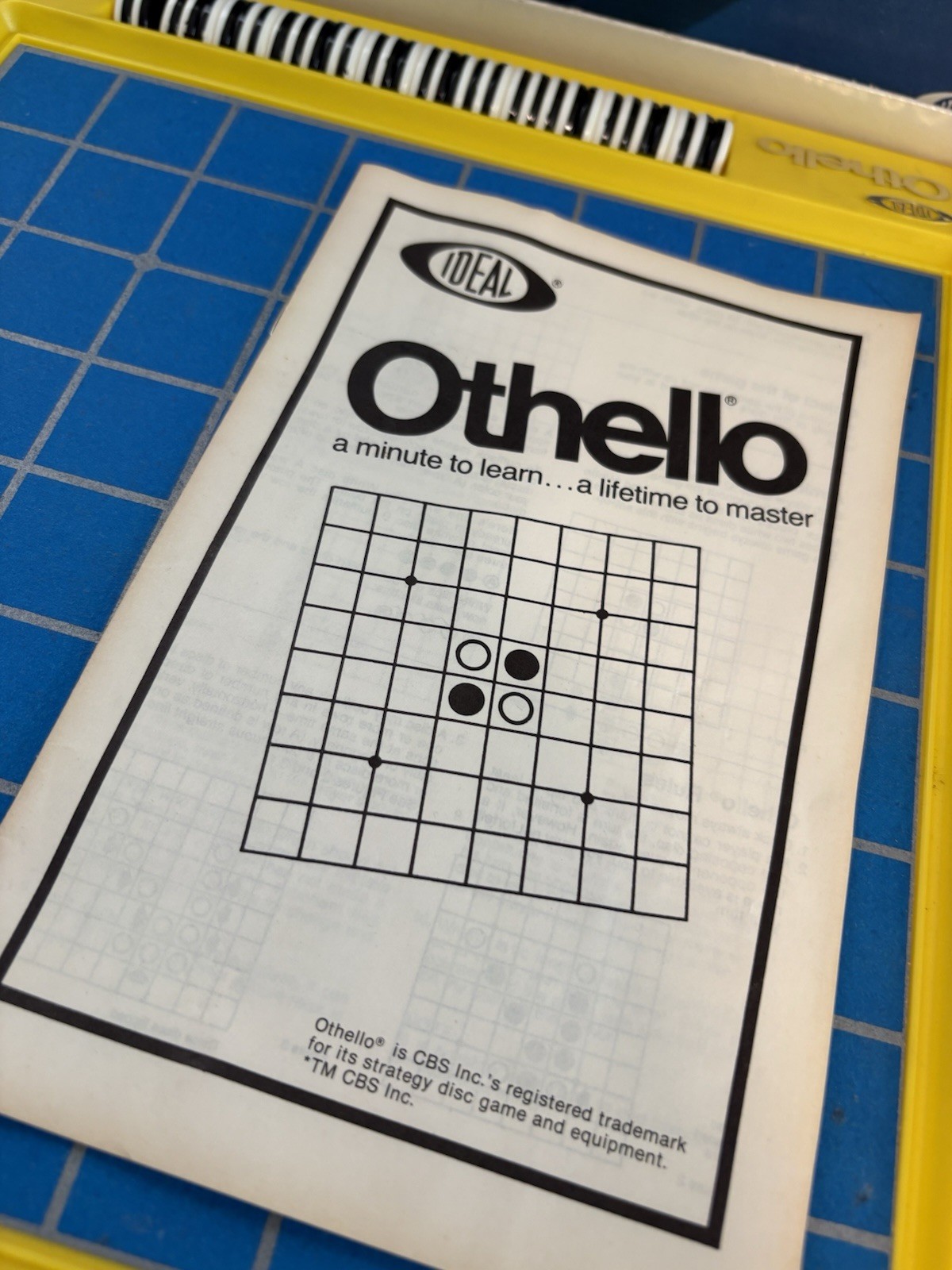 1983 Othello Game by Ideal Complete in Very Good Condition FREE SHIPPING