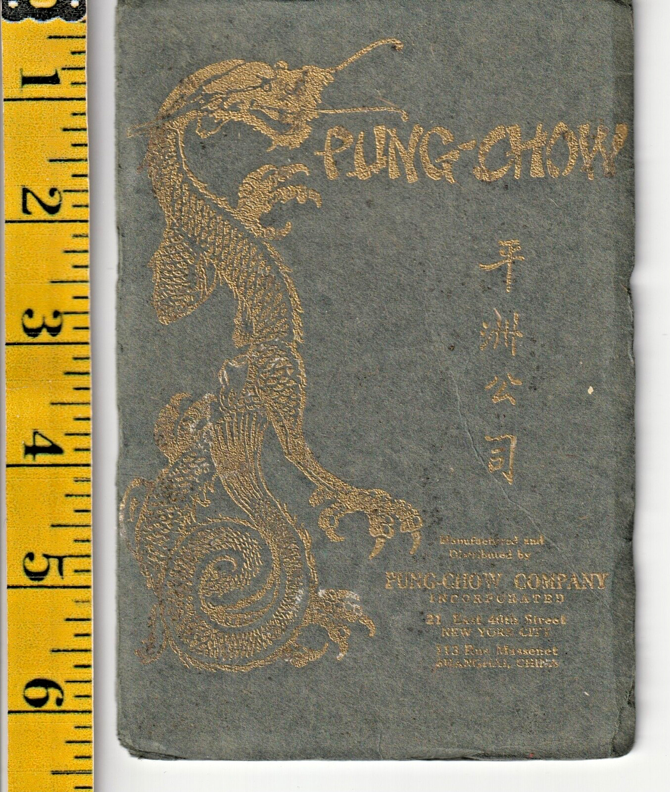 Rare Original 1923 Rule Book “Pung-Chow The Game Of A Hundred Intelligences”