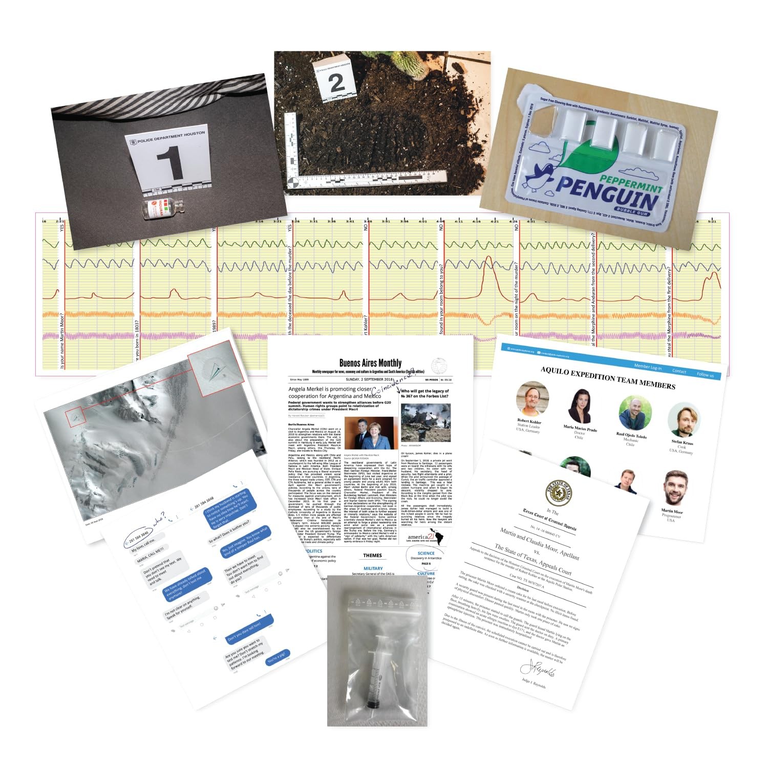 , Death in Antarctica, Case File Game for 1+ Players, Ages 14 and Up