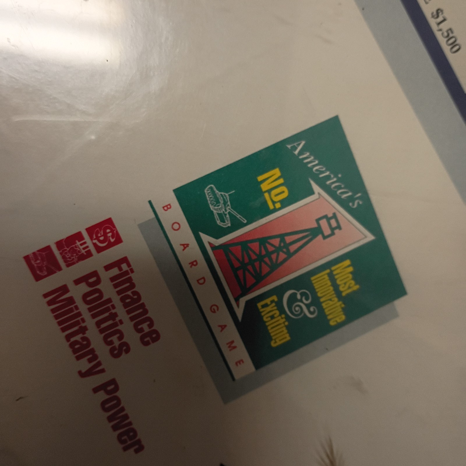 Power Technics Board Game Finance Politics Military Power NEW SEALED! Rare
