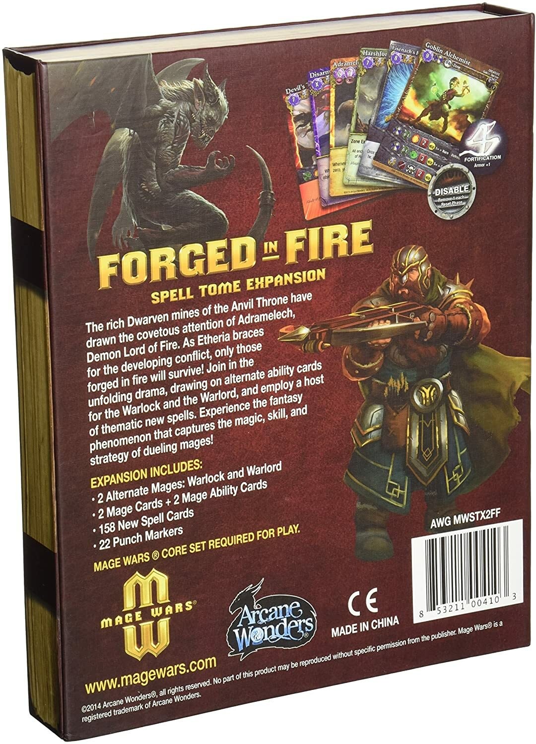 Arcane Wonders Mage Wars Forged in Fire Game