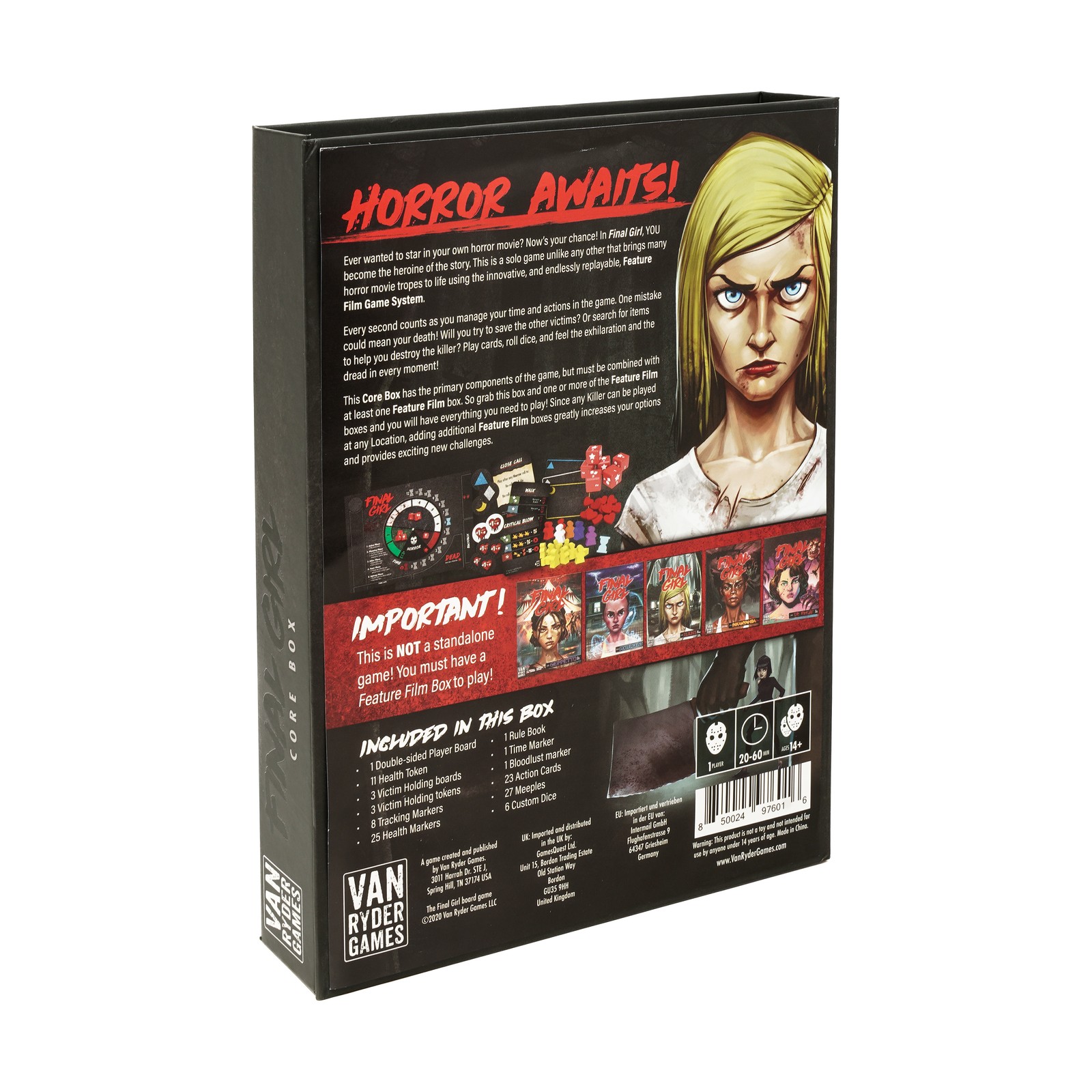 New – Van Ryder Games Final Girl Core Box – Ages 14+ | 1 player