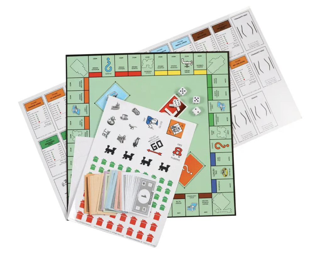 NEW Colorforms MONOPOLY Hasbro Board Game Limited Edition 2022 Travel Size