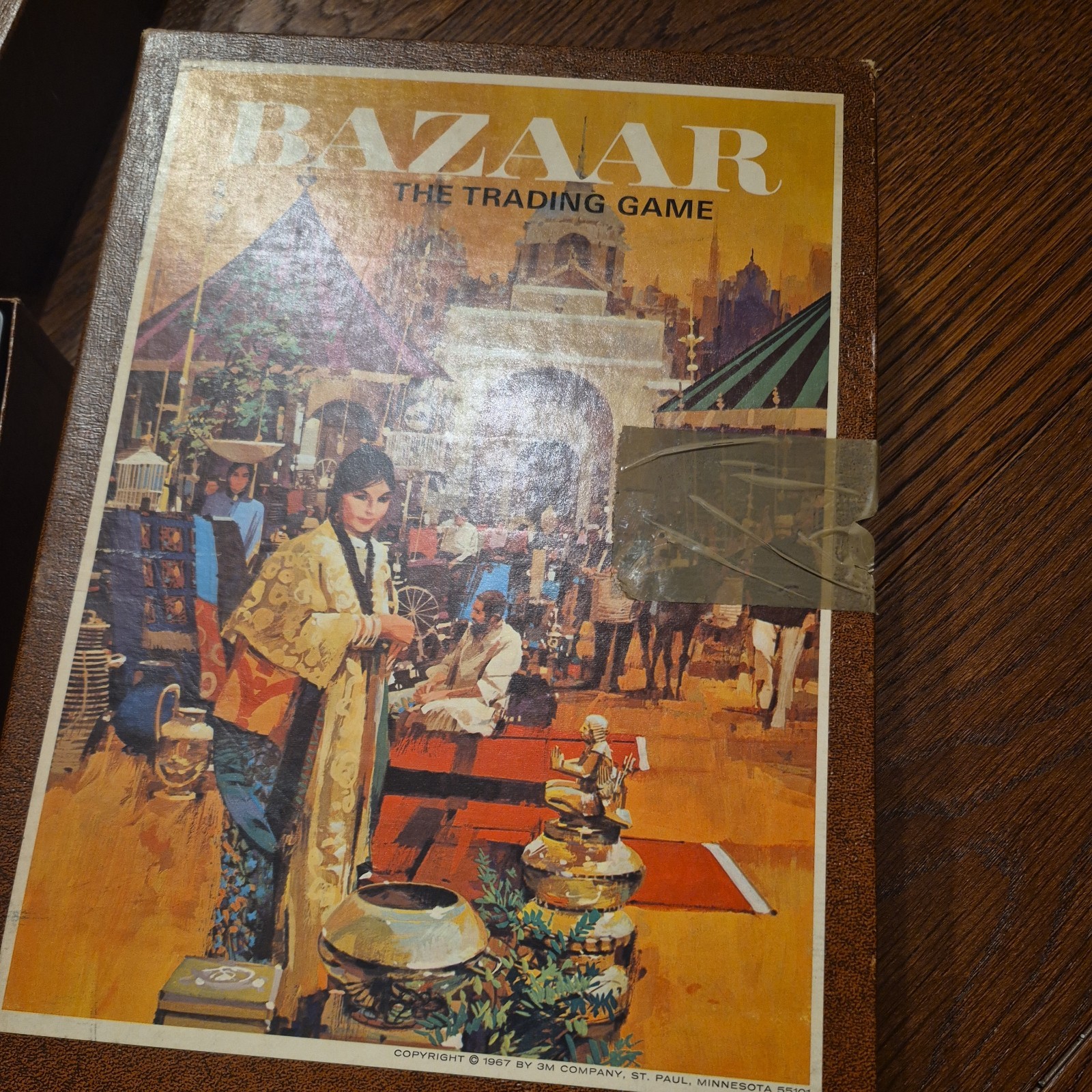 Vintage Rare Bazaar The Trading Game 1967 3M Bookshelf Game 100% LOOK!