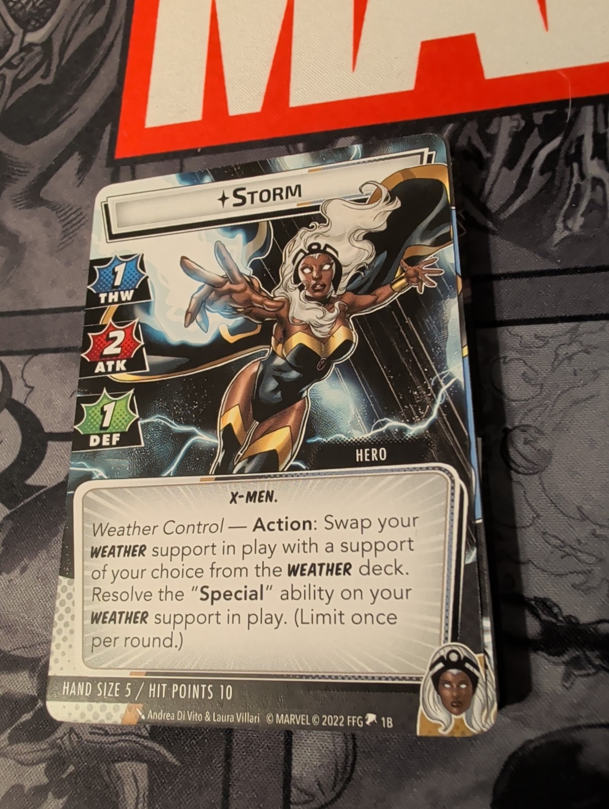 Marvel Champions LCG Storm Hero Cards ONLY