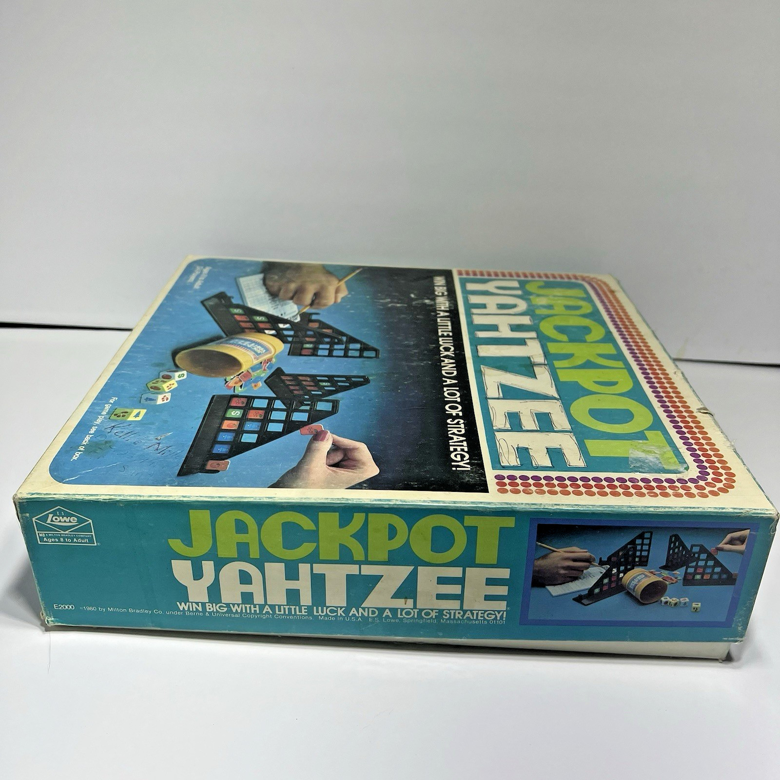 1980 Jackpot Yahtzee Game by E.S. Lowe Complete in Good Condition FREE SHIPPING
