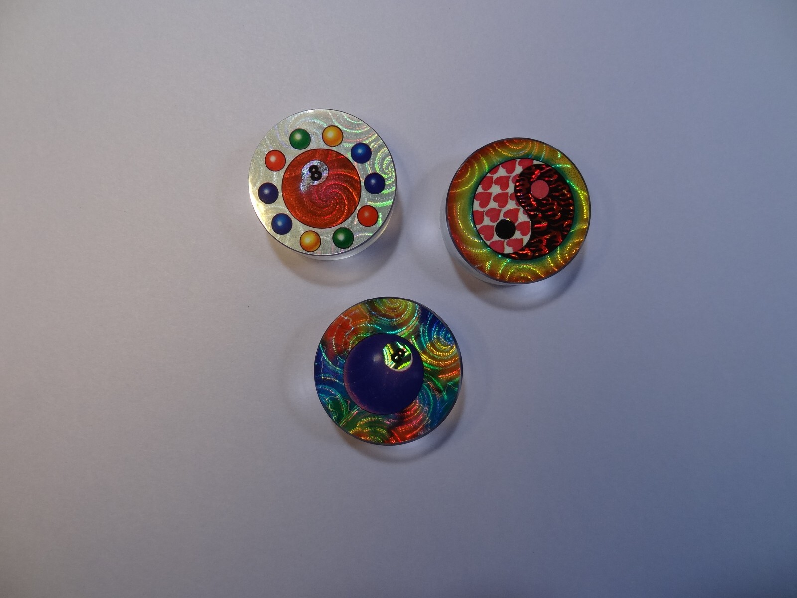Pogs * Slammers * Miscellaneous * 3 Different * 1-1/2″ x 1/2″ Colorful * Set 2