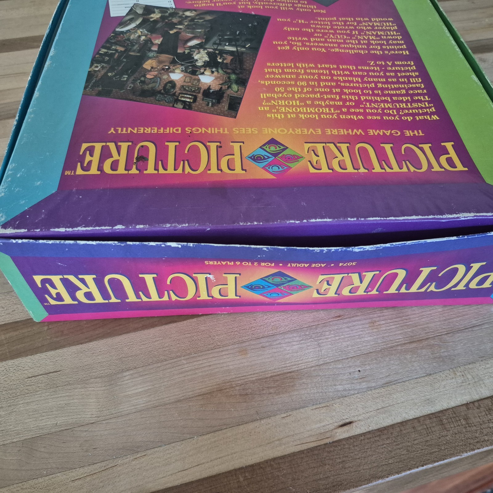 VINTAGE Picture Picture Board Game COMPLETE Golden 1992 90s Party
