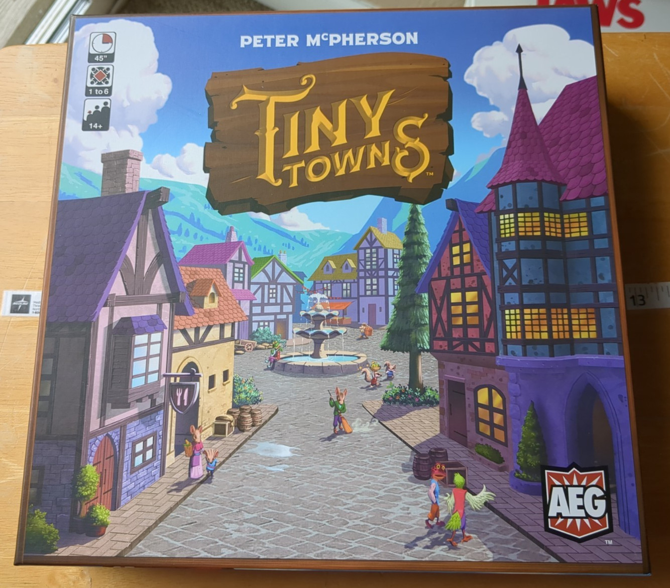 Tiny Towns Board Game, AEG Peter McPherson, 2019 Complete