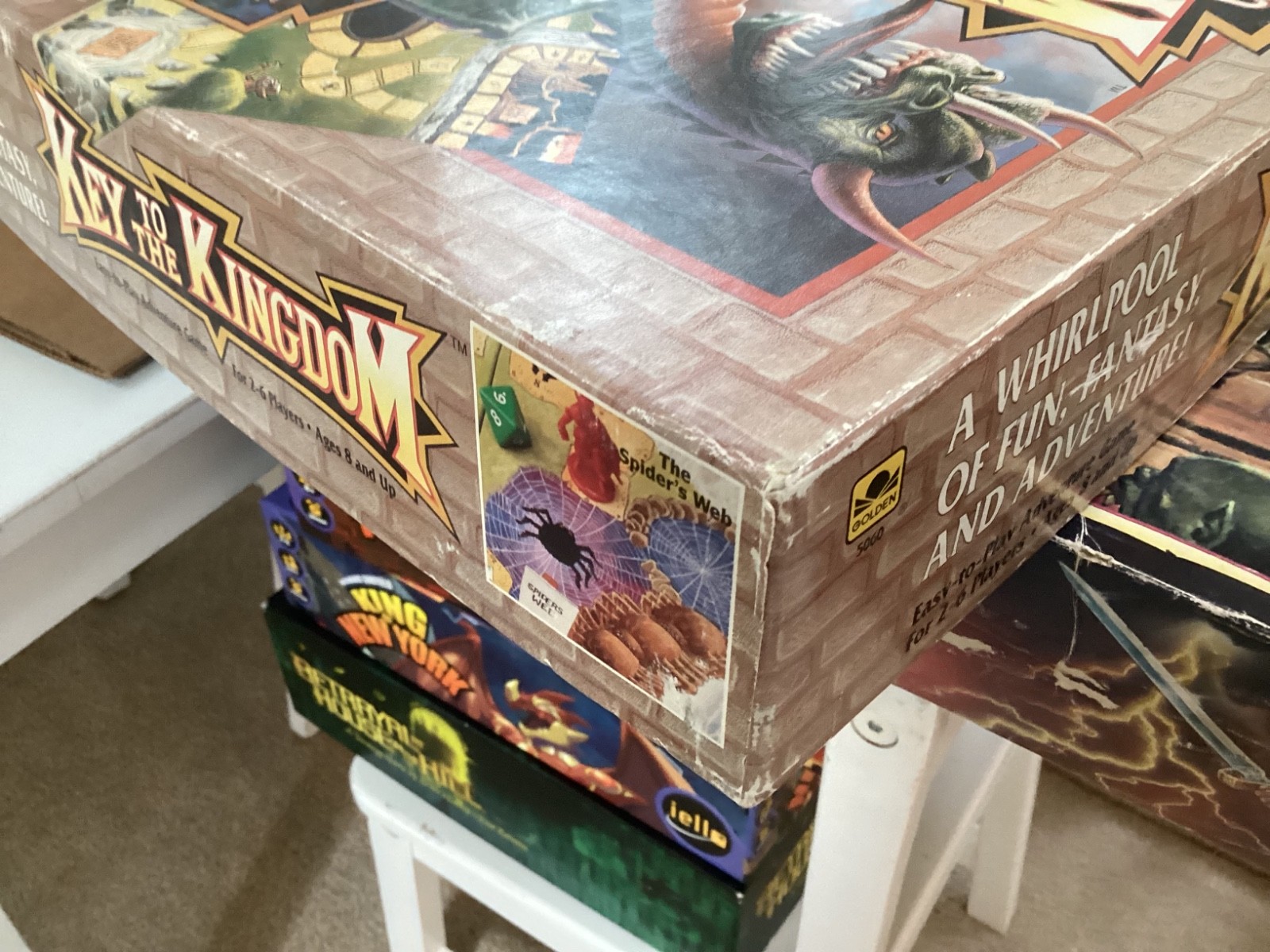 Key to the Kingdom Board Game COMPLETE! Golden 1992