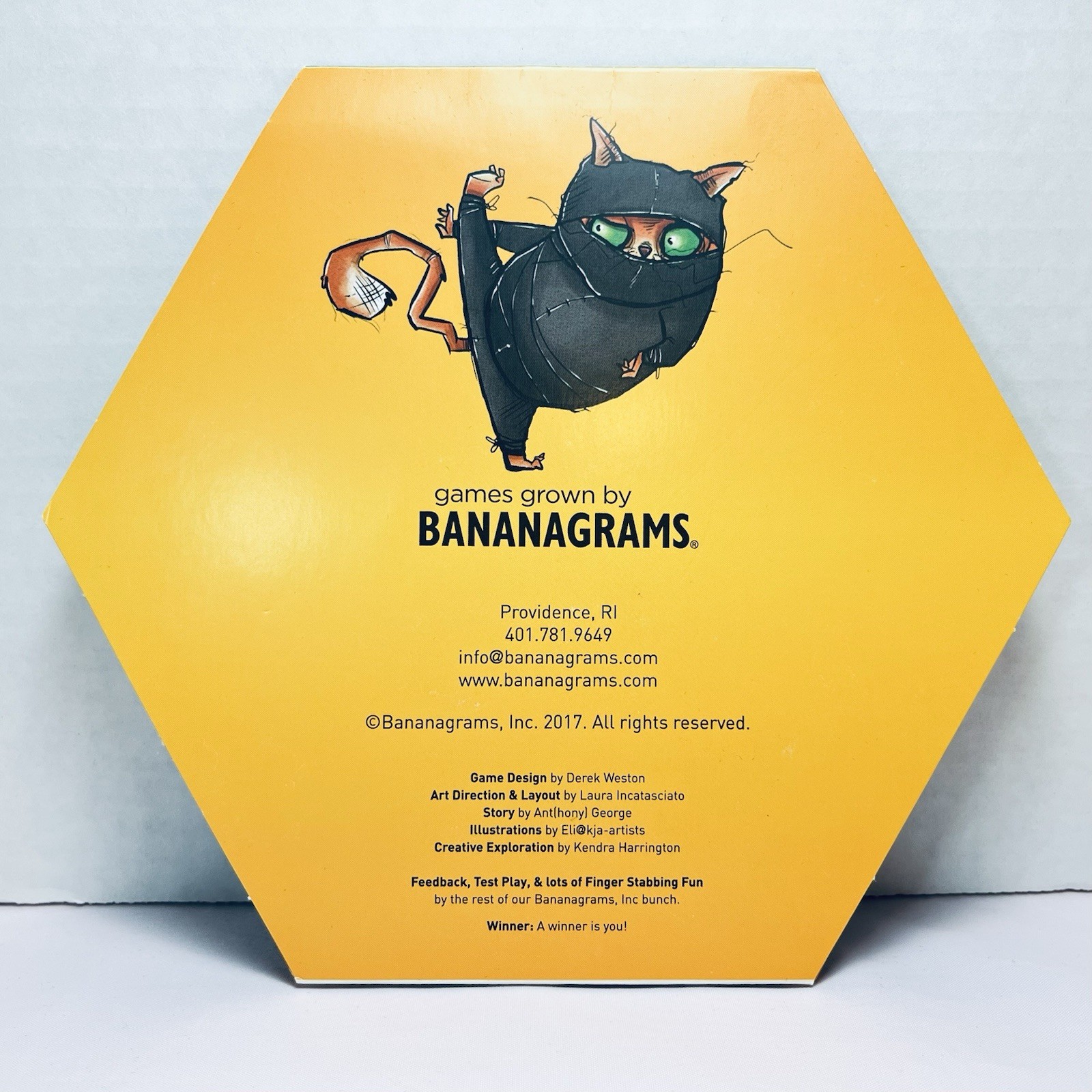 Cobra Paws Ninja Tile Game Bananagrams Master Meow Clawfuku Cat Ninja – Complete