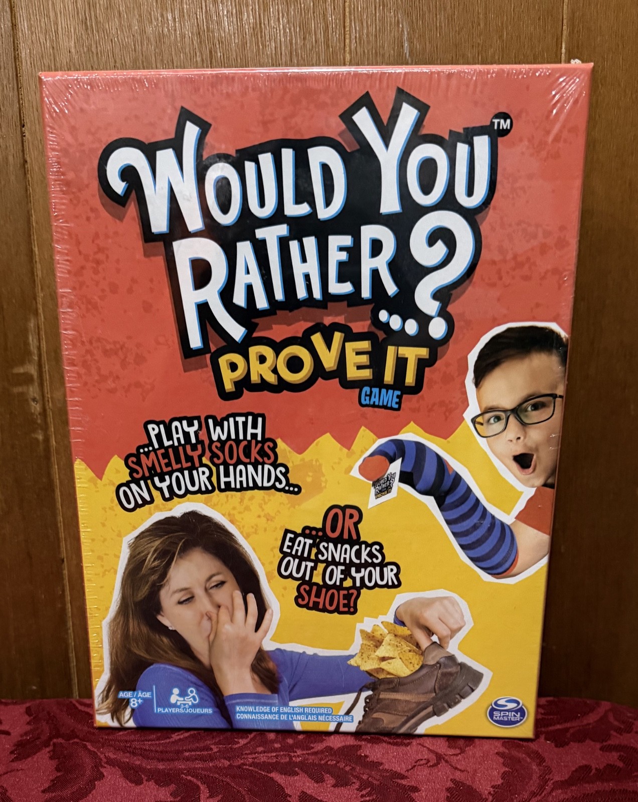 Would You Rather? Prove It game age 8+ 3-6 players new sealed family game night
