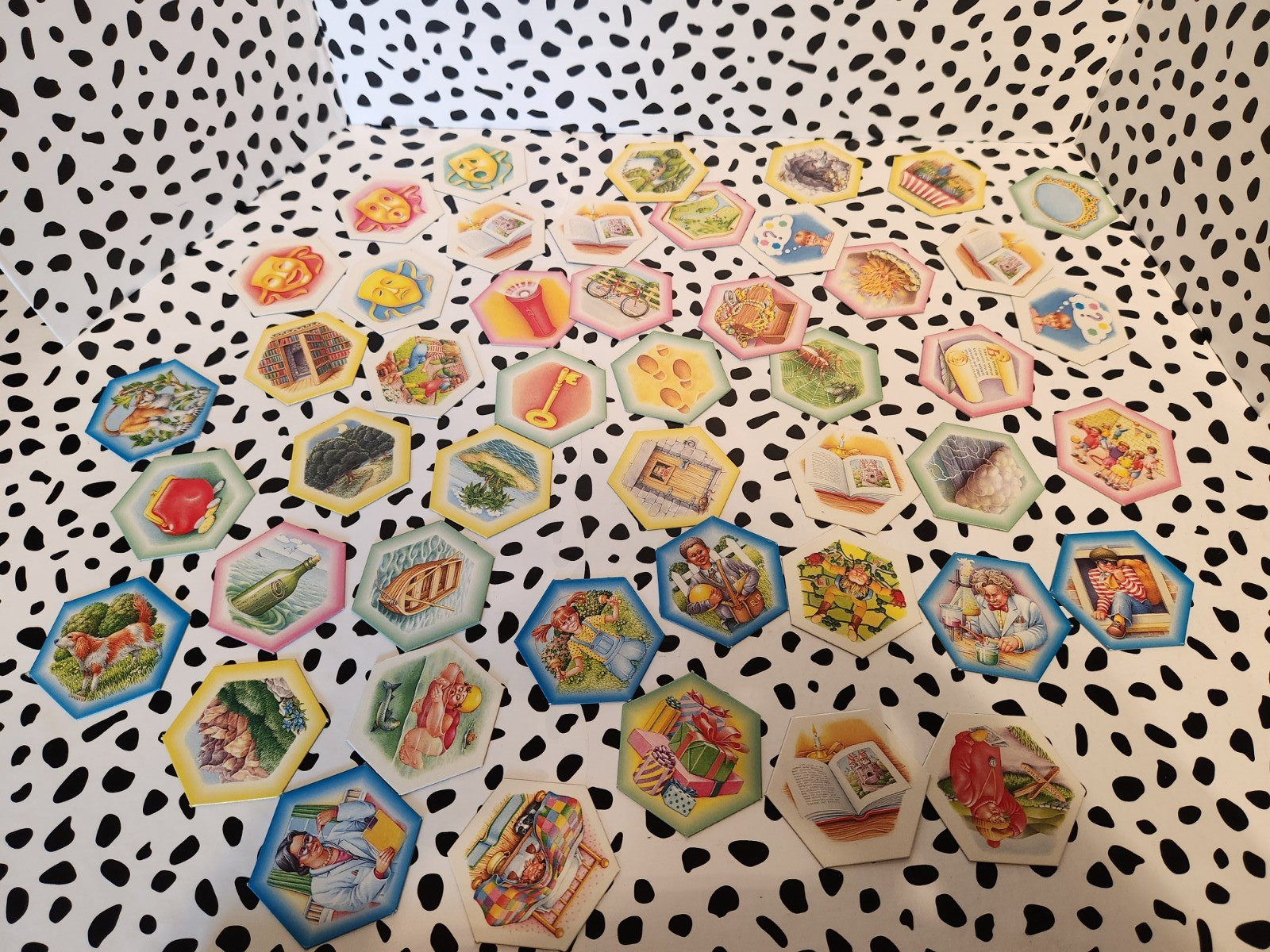 VTG 1992 Never Ending Stories Board Game Discovery Toys Inc. 1 MISSING TILE