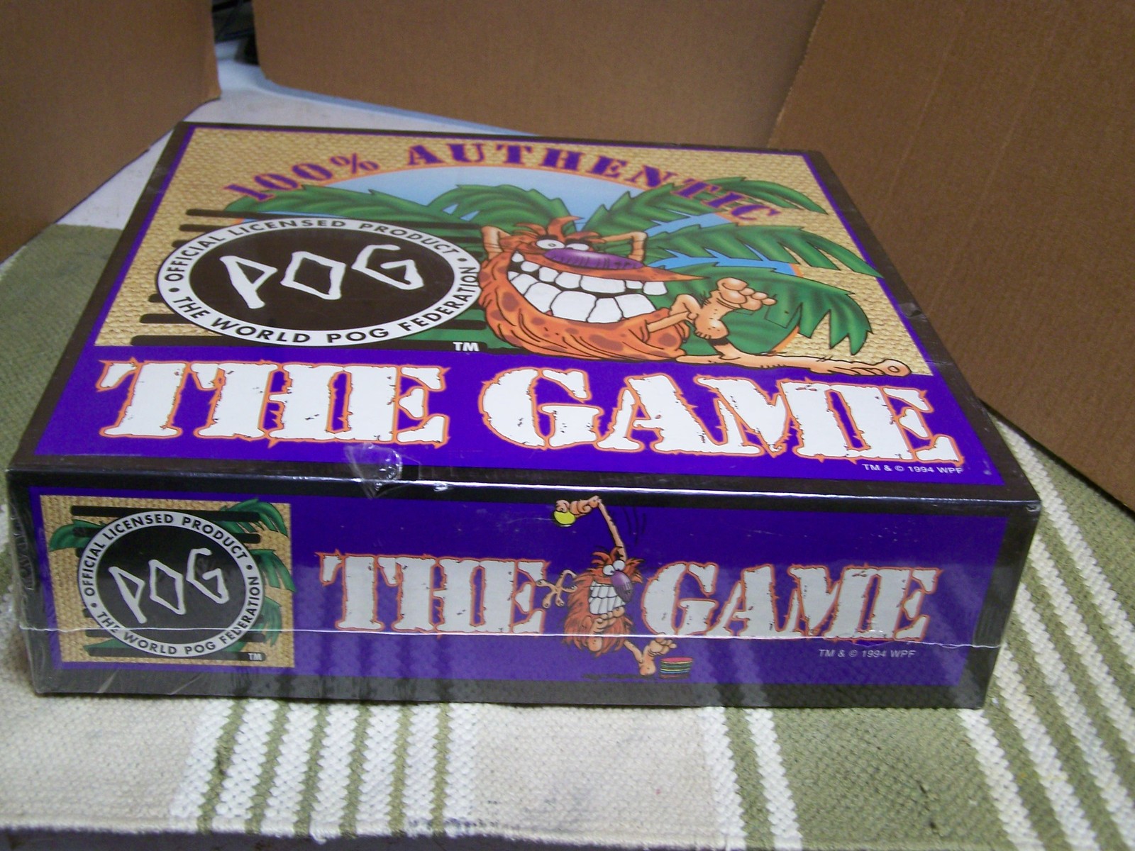 Pog The Game World Pog Federation,1994, NEW SEALED CIB