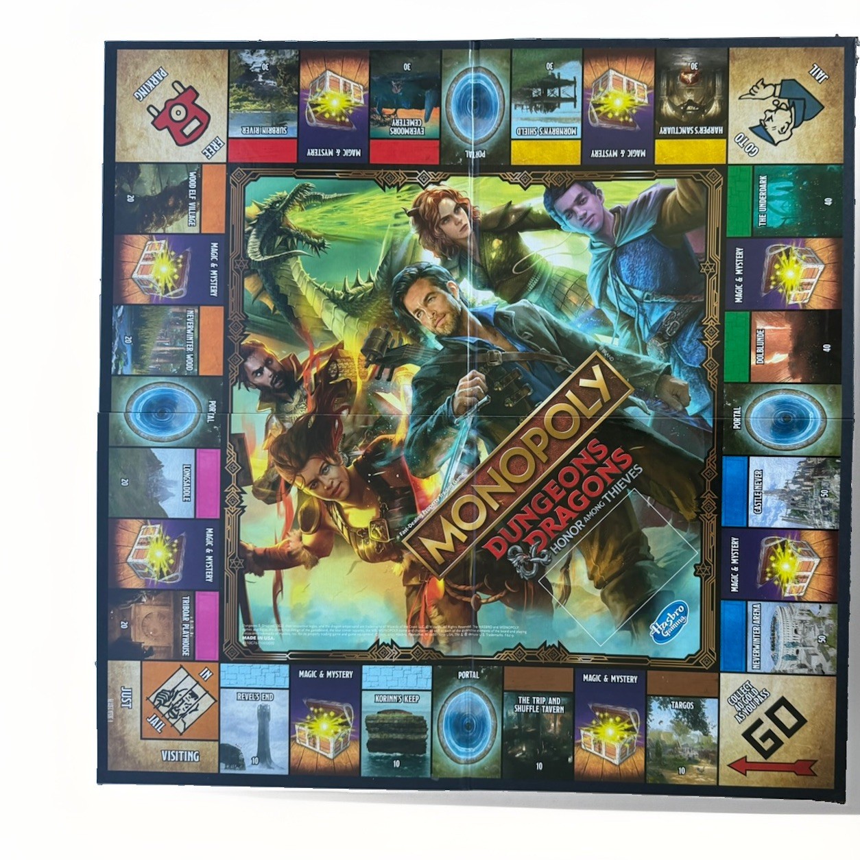 Monopoly Dungeons Dragons Honor Among Thieves Game Board Manual Replacement Die