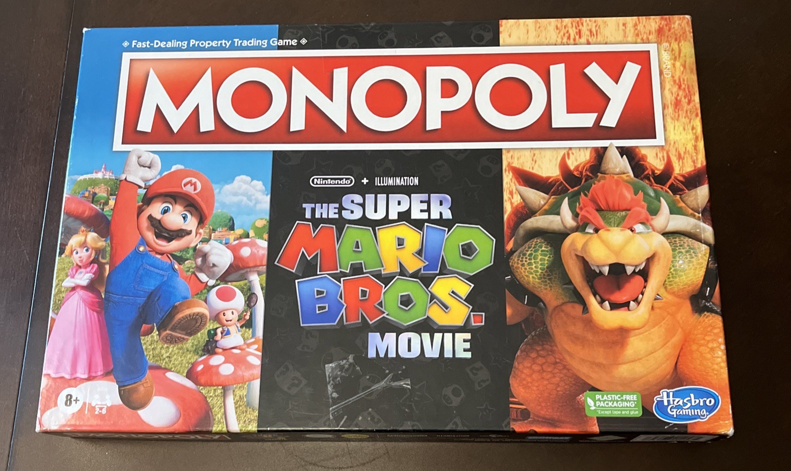 Hasbro Monopoly The Super Mario Bros. Movie Edition Board Game Complete