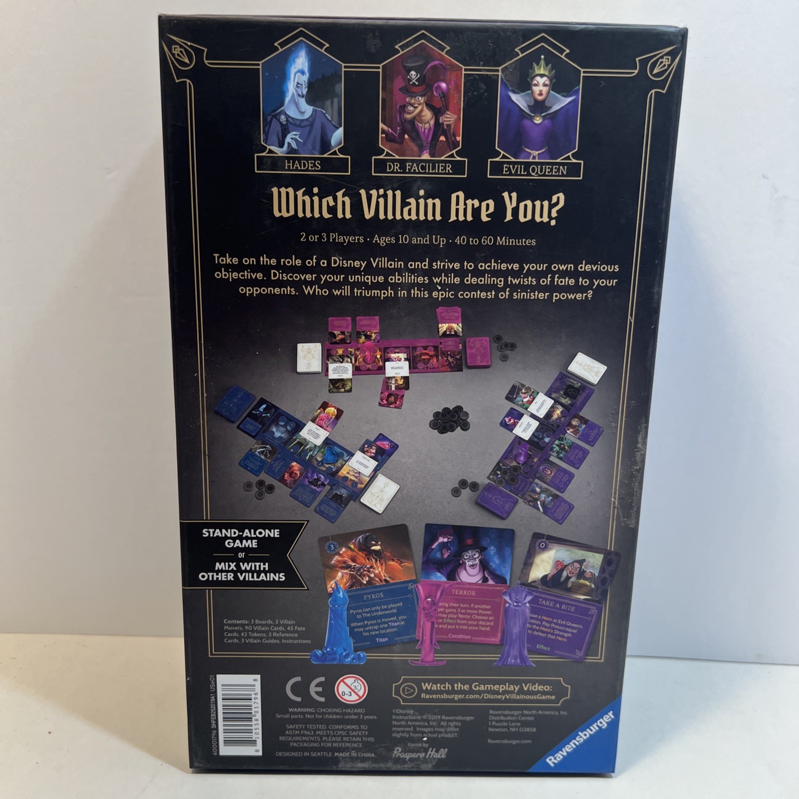Disney Villainous Game – Wicked To The Core Kids Board Game, Family Fun Toy