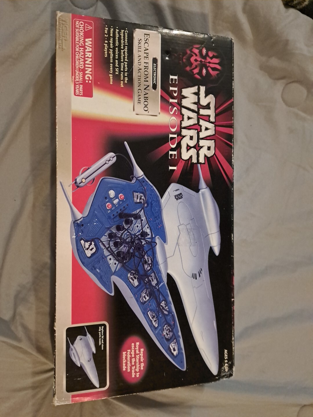 1999 Star Wars Episode 1 “Escape from Naboo” Electronic Skill and Action Game
