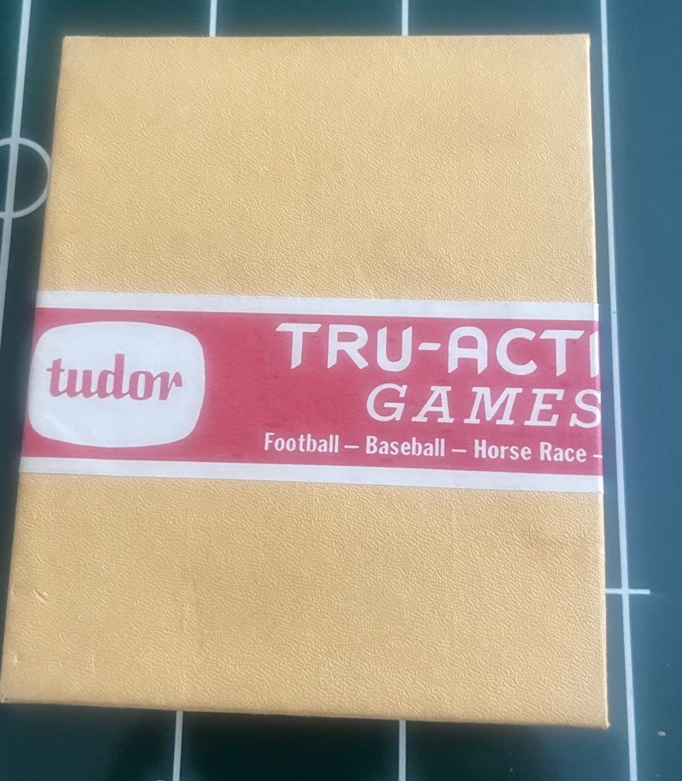 Tudor 1950’s Vtge Tru-Action Electric Football Game #500 Original Box READ G