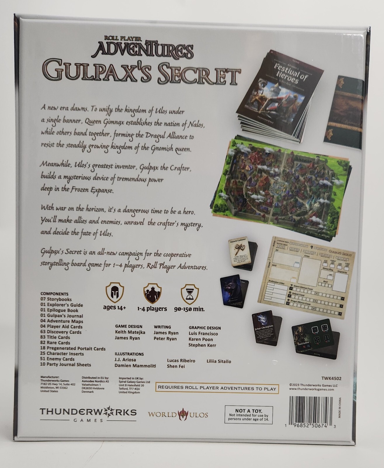 Roll Player Adventures Gulpax’s Secret Expansion by Thunderworks Games SEALED