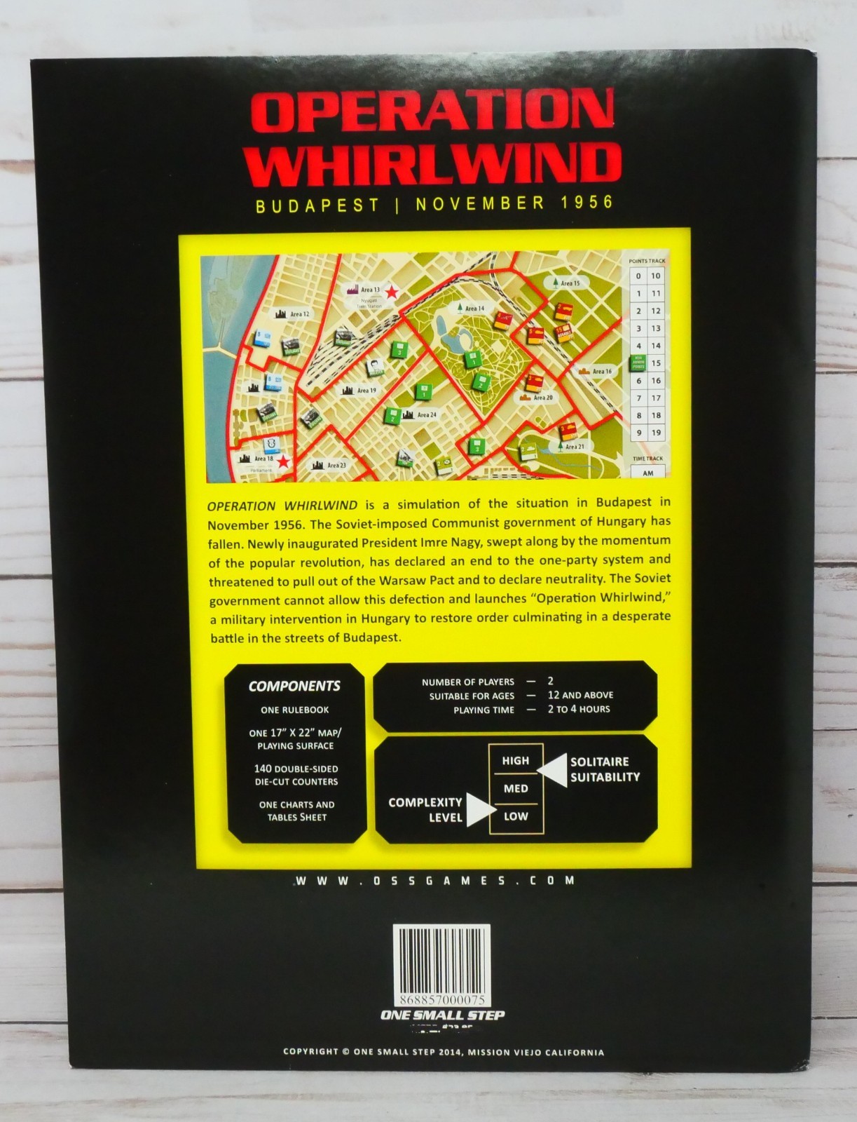 OSS One Small Step Games, Folio Series 4, Operation Whirlwind 1956, Unpunched