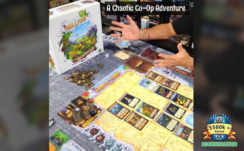 Fable Fury – Cooperative Fantasy Roguelike Board Game | Dungeon Crawler Adven…