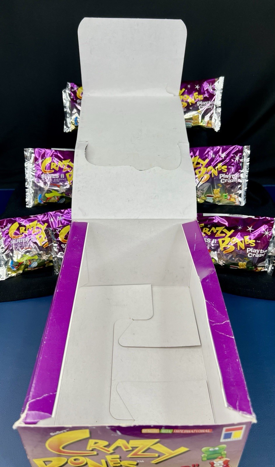 10 Sealed Packs GoGo’s Crazy Bones Things & Empty Display Box