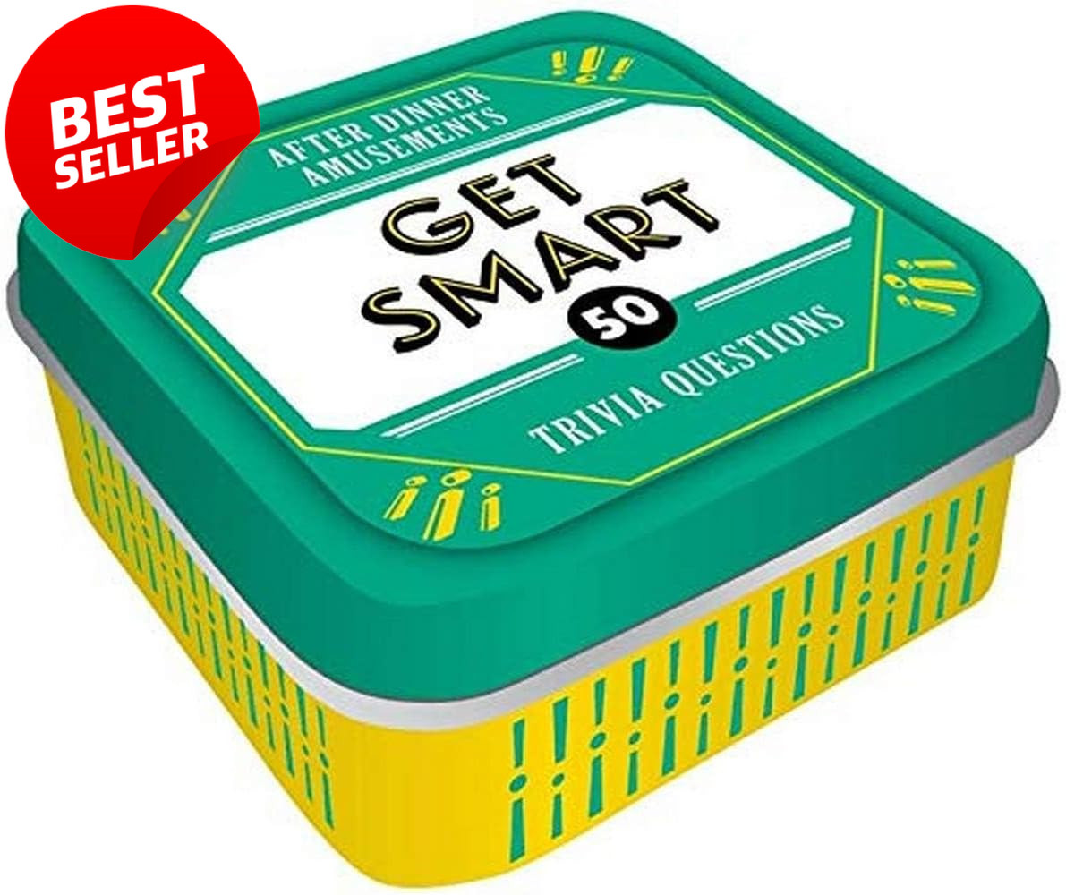 After Dinner Amusements Get Smart Trivia Card Game 50 Family Questions – US