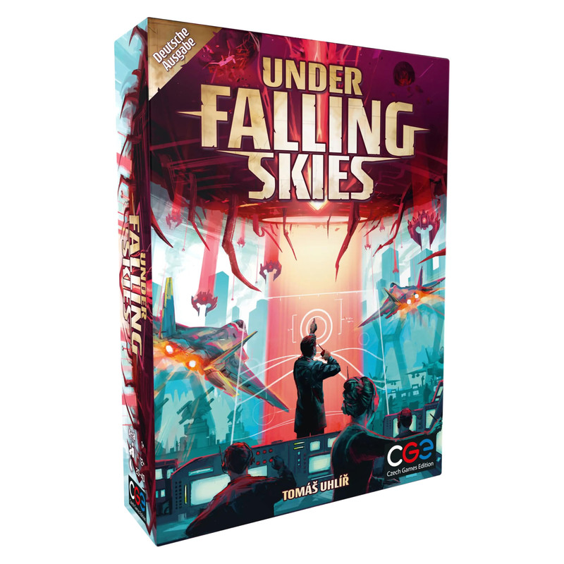 Cge Czech Games Edition Under Falling Skies Brettspiel De Fr 1 Spieler Ab 10