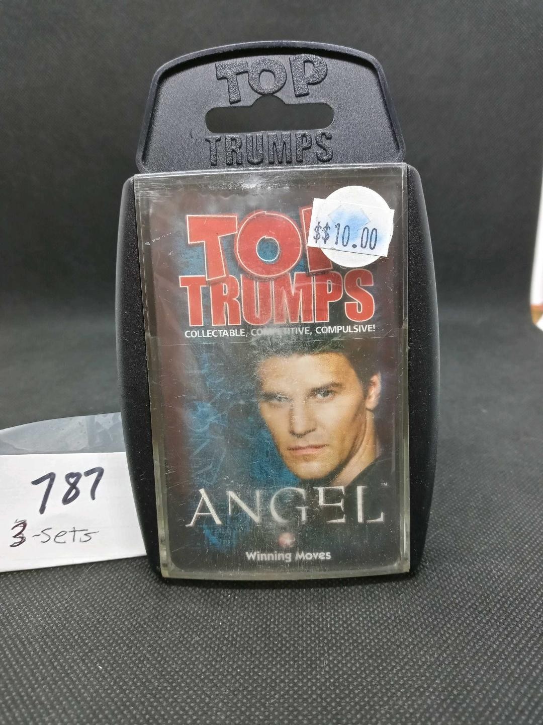 TOP TRUMPS COLLECTION BUFFY THE VAMPIRE SLAYER 2001 CARD GAME W/ ANGEL COVER AU