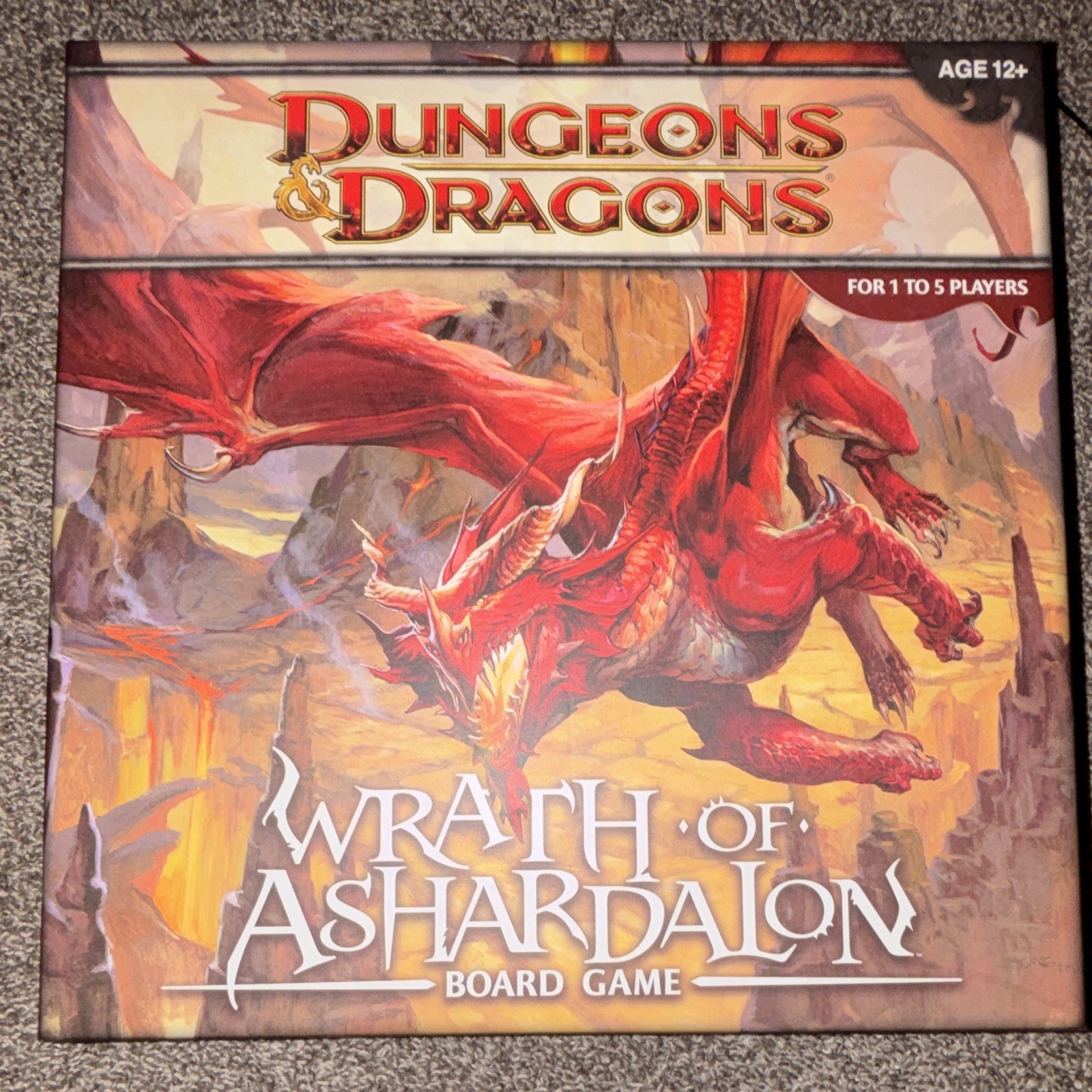 Dungeons & Dragons Wrath of Ashardalon Board Game Complete 1-5 Players Age 12+