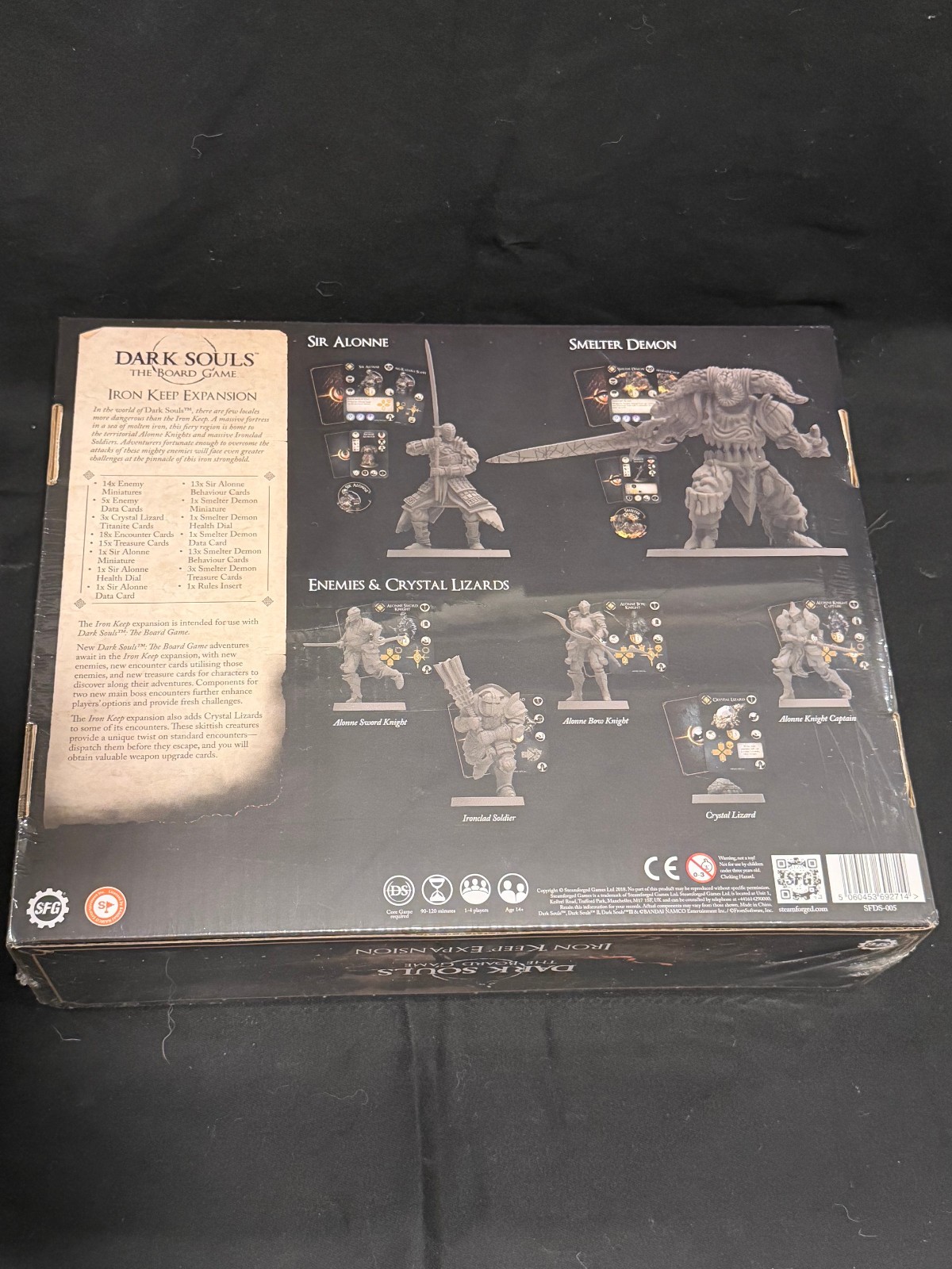 Dark Souls Board Game Expansion Lot Iron Keep Phantoms Explorers Chars Tiles